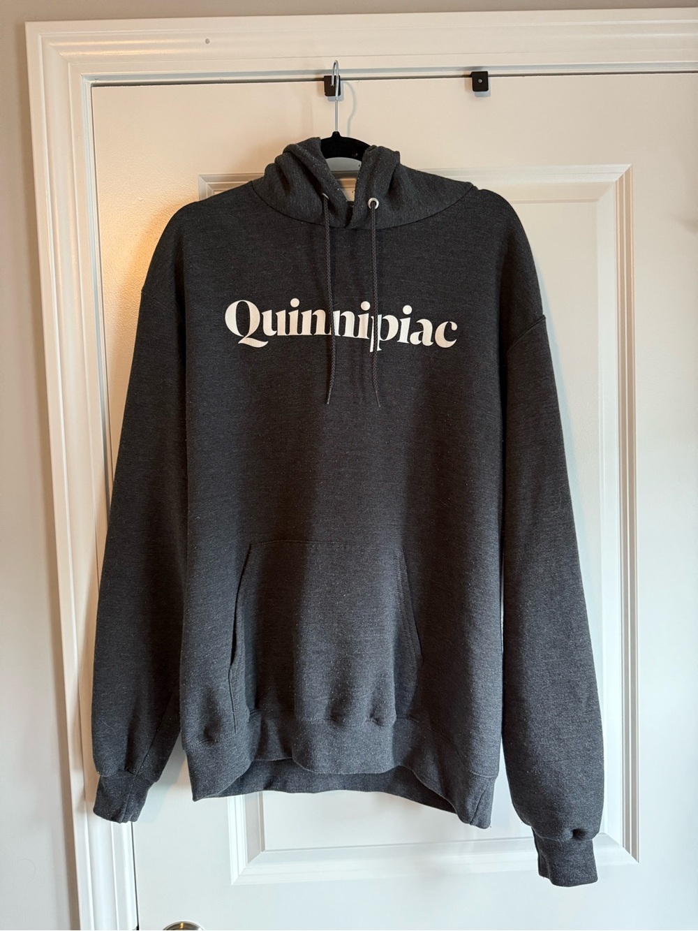 Quinnipiac Champion Fleece Hooded Sweatshirt Size Large